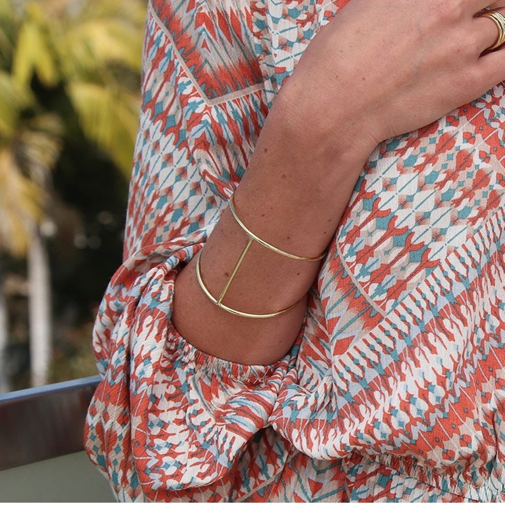 EMERALD + DUV Cage Cuff Bracelet